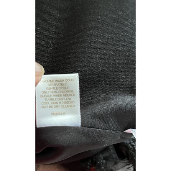 Eva Mendes Black Tule Dress Sparkling Embroided Size 2 Party Night Out Wedding - Picture 6 of 6